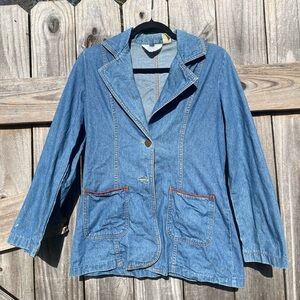 Sears Fashion Made in Japan 1960’s Vintage Denim Women's Jacket Sz 10